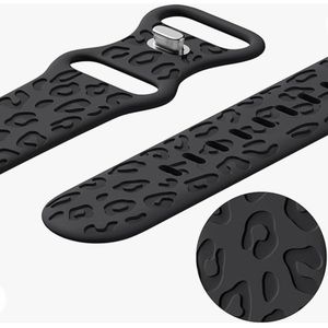 Black/leopard print/38MM adjustable smartwatch band